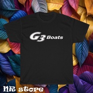 New G3 Boats Fishing Logo Tshirt For Man