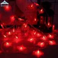 Chinese Style Red Decorative String Lights Spring Festival Fairy String Lights Chinese Knot String L