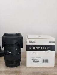 Sigma 18-35mm F1.8 DC HSM Lens for Canon