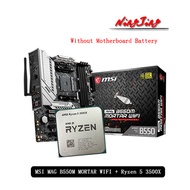 AMD Ryzen 5 3500X R5 3500X CPU + MSI MAG B550M MORTAR WIFI Motherboard Suit Socket AM4 All new but w
