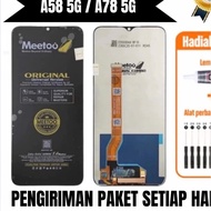 Lcd Meeto Compatible For Oppo A58 5G / A78 5G Fullset Touchscreen Free screwdriver glue