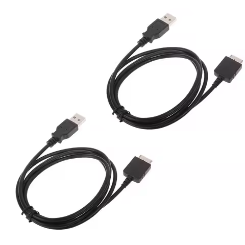 2pcs USB Sync Data Cable for Sony Walkman NW-A55 A56 A57 A55HN A56HN A57HN NW-A35 NW-A45 NW-ZX300 ZX