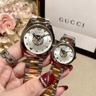 代購GUCCI古馳新款可愛貓咪中性款男女腕錶 手錶 時尚女錶 石英錶 鋼帶裱 大小號直徑27mm 38mm