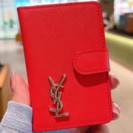 HOT_YSL Trendy Brand Popular Short Ultra-thin Exquisite Card Holder Women's Compact Trendy Japanese 