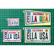 Sticker Ella / Ella USA Sticker Cutting Overlapping Reflective #ellausa #california #94