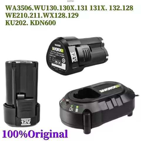 Original 2000mAh for WORX Kress 12V WA3506 WU127 WU128 WU130 WU131X WU132 WU280 WX128 WX129 WX540 KD