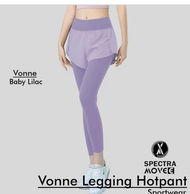 CELANA HOTPANT LEGGING MERAH PUTIH HITAM CELANA SENAM WANITA AEROBIK FITNESS YOGA