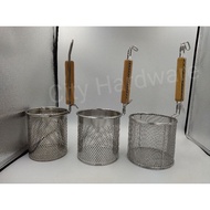 Stainless Steel Noodle Strainer Pasta Strainer Noodle Skimmer Food Strainer Colander Blanching Baske