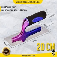 Trowel Raskam Stucco Italiano Raskam Baja Alat Profesional Trowel Berbahan Stainless Steel