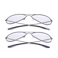 2 pack Hard Plastic/Metal Circular Passive 3D Glasses for LG,Samsung All Passive TVs for Watching Real D 3D Movies