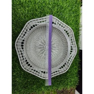 promosi dulang hantaran DIY plastik keras round shape size +- 27cm silver available dulang hantaran khawin tunang nikah
