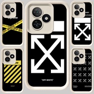 M-76 Off White White Casing for Realme GT 6 C33 C67 Narzo 50A Prime C31 C35 C51 C53 Note 60 C61 C55 