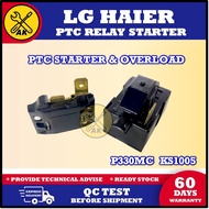 Suitable for LG Haier refrigerator freezer compressor PTC starter p330mc ks1005 single plug relay accessories