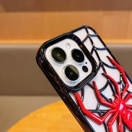Fashionable Three-Dimensional Hollow Electroplating Spider Suitable for Apple 17Promax Phone Case iP