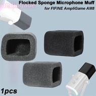 ANDIN 1pcs Mic Windscreen Cover, Noise Reduction Flocked Sponge Foam Microphone Muff, Professional W