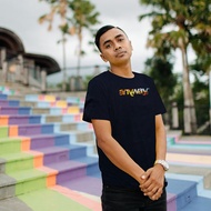 ANYWAY MEN'S DISTRO T-SHIRT "ANYWAY" NAVY 536