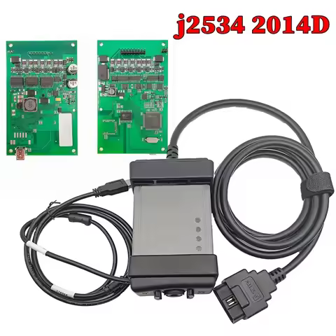 1:1 DICE 2014D J2534 Protocol Module - For Vo-lvo OBD2 Car Diagnostic Scanner Maintenance Tool Fast 