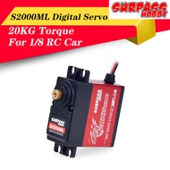 SURPASS Hobby S2000ML Metal Gear 20KG Digital Servo for RC Airplane Robot 1/8 RC Monster Car Boat Du
