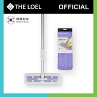 韓國神奇拖把清潔組 (白色) (可分離式伸縮拖把 & 拖把布)│專利倒勾抹布