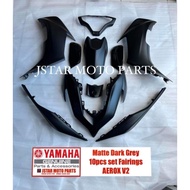 Aerox v2/ v3 fairing bundle set yamaha genuine(,orig color) matte dark gray