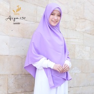 Alifa 150 | Jilbab Hijab Segi Empat Syari Panjang Lebar Jumbo Tebal Polos Murah Wolfis Premium