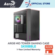AEROCOOL Skribble ARGB Mid Tower Gaming PC Case
