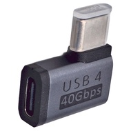 HAOWU USB4-Type-C側彎轉接頭
