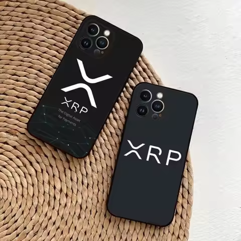 Xrp Ripple Crypto Phone Case For iPhone 15,14,13,12,11,Plus,Pro Max,XS,X,XR,SE,Mini,8,7 Soft Silicon
