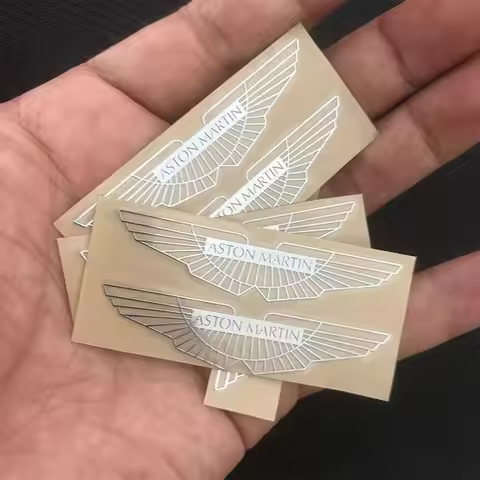 Metal Emblem Sticker Car Interior Decoration Accessories For Aston Martin DBX707 DBX S Valhalla Valk