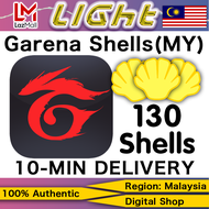 Garena130shell Pin MY Digital Reload Points Malaysia✨LIGHTING 7/24 Email Delivery
