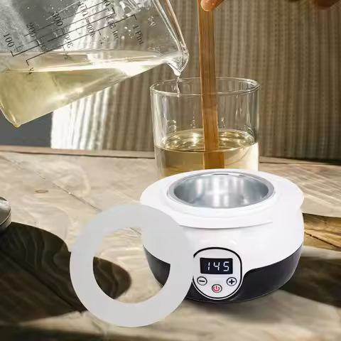 12 Sheets Disposable Wax Warmer Collars Paper Rings Universal Fit Protective Wax Heater Mats Waxing 