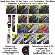 Nkl Watch Strap Garmin Venu 2 Plus 43mm - 20mm Nike Rubber Sporty Silicone Watch Strap