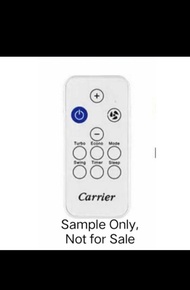 Remote for Carrier Aircon / Carrier AC Remote
