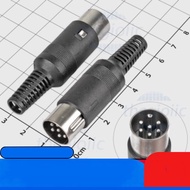 [3 Pieces]- 6-Pin Male DIN Head Wire Connector General Warehouse Components 86 IC2 Components