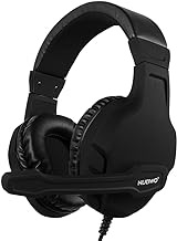 NUBWO U3 Xbox One PS4 Gaming Headset PC Mic, Laptop Computer Stereo Headphones with Microphone for Playstation 4 Xbox 1 Games Controller (Black)