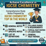 IGCSE Chemistry Notes (0620) | Definitions & Past Year Papers