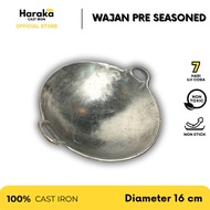 16 cm Seasoned Cast Steel Frying Pan