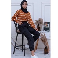 JOGER CARGO PANTS FOR TEENAGE WOMEN WEIGHT 35KG - 50KG