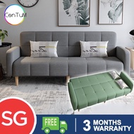 Matteo Sofabed Cotton Linen Fabric Multi Functional Sofa bed Foldable Sofa Bed Dual Function 2/3 Seater