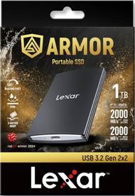 Lexar ARMOR 700 1TB / 2TB / 4TB Wide Compatibility USB 3.2 Gen 2x2 Portable SSD