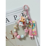 05VT Ready Stock New Products Crying Baby Mobile Phone Chain Mobile Phone Beaded Pendant Bag Pendant