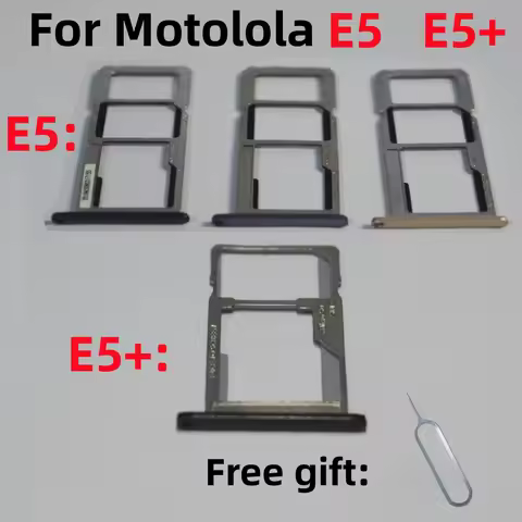 E5 SIM Card Adapter Tray chip slot drawer Holder For Motolola Moto E5 E5+ E5Plus XT1924-3/4/7/9 tray