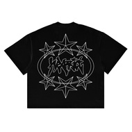 HRX | Boxy Fit Heavyweight 16s T-Shirt ‘SIX STARS Boxy Oversize T Shirt Baju Lelaki