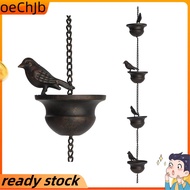 1 Piece Rain Chains for Gutters Mobile Birds on Cups Rain Chimes 7.8Ft Rain Chimes with Attached Han