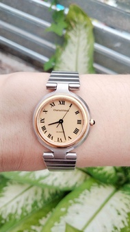 Đồng hồ Nữ thương hiệu Charles Vogele máy thụy sĩ size mặt 26-27 size tay 145 trở lại cọc số la mã n