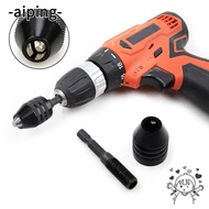 AIPING Drill Chuck Adapter, Mini Hex Shank Keyless Drill Chuck,  Chuck for Mini Screwdriver Hex / Ro