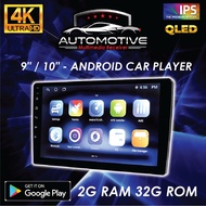ANDROID CAR PLAYER 8227-2+32 (2G RAM + 32G ROM) 9 INCH / 10 INCH WITH FULL SOCKET AND REVERSE CAMERA