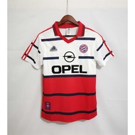 98-00 Bayern Munich Away Retro Soccer Jersey Football