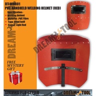 *WELDING HELMET/ WELDING TOOLS* Fibre Hand Held Welding Helmet (Red) DT-WHR01 *WELDING HELMET/ WELDI