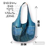 🔥WOMEN'S BAG LIGHTWEIGHT JEANS LADIES HANDBAGS, FASHION BLUE JEANS CROSSBODY BAG SHOPPER 🔥
